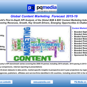 Global Content Marketing Forecast 2015